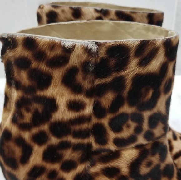 Rag & Bone Leopard Calf Hair Newbury Booties 39.5 - Picture 3 of 11